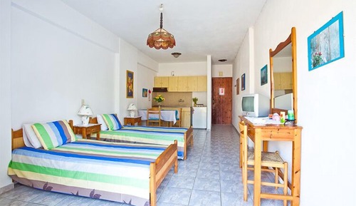 Estudio, vistas al jardín