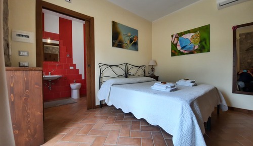 Habitación doble, terraza (Zaffiro)
