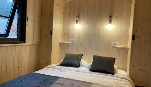 Cabaña familiar, 2 habitaciones, bañera de hidromasaje