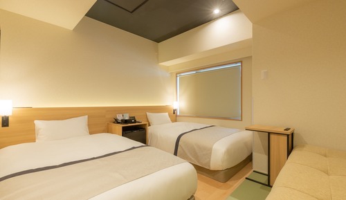 Habitación con 2 camas individuales, no fumadores (Modern Japanese 3 People Use)