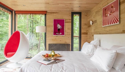 Suite de diseño, 1 cama de matrimonio grande, sauna (Multi Artistes Sixties)