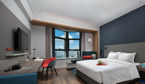 Habitación estándar, 1 cama de matrimonio grande, vistas a la montaña
