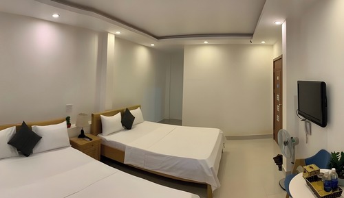 Habitación familiar, 2 camas de matrimonio
