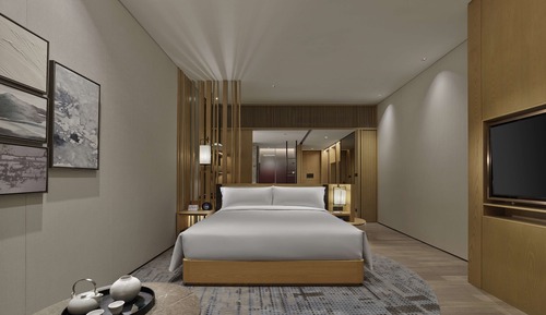 Habitación ejecutiva, 1 cama de matrimonio grande, vistas al lago