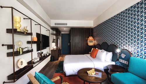 Habitación Deluxe, 1 cama de matrimonio, vistas a la ciudad (Kokomo Queen)