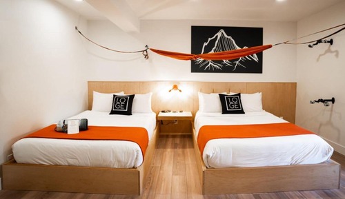 Habitación, 2 camas de matrimonio, accesible para personas con discapacidad (Private Hostel)