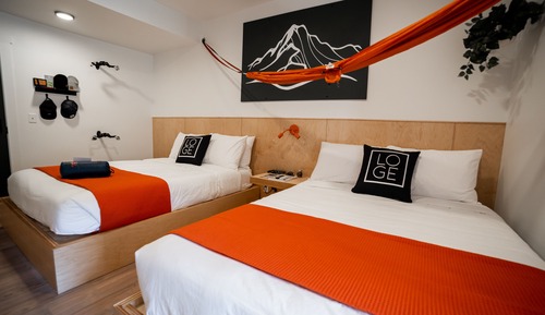 Habitación, 2 camas de matrimonio