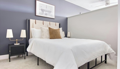 Estudio, 1 cama de matrimonio con sofá cama