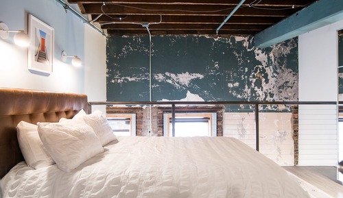 Loft, 1 cama de matrimonio con sofá cama