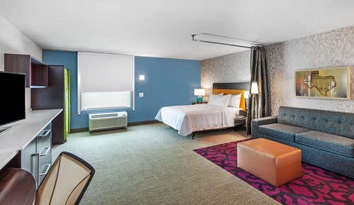 Estudio, 1 cama de matrimonio (Mobility & Hearing, Roll-in Shower)
