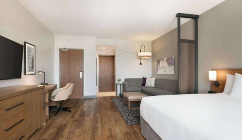 Habitación, 1 cama de matrimonio grande con sofá cama