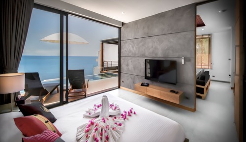 Villa de lujo, 2 habitaciones, vistas al mar