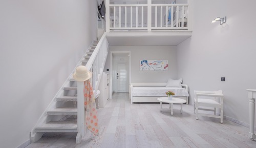 Habitación familiar, vistas al mar