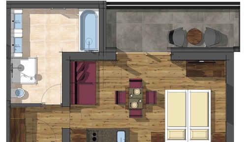 Habitación Deluxe doble, vistas a la montaña