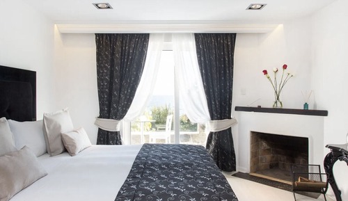 Habitación superior, 1 cama de matrimonio grande, terraza, vistas al mar