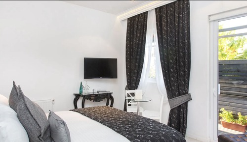 Habitación estándar, 1 cama de matrimonio grande, vistas al jardín