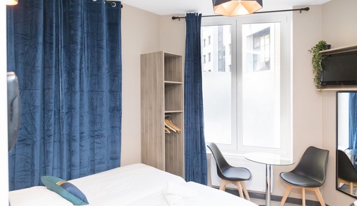 Estudio, 2 camas individuales (2 pax, 106 rue de Paris)
