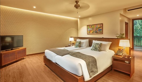 Habitación Deluxe con 2 camas individuales, no fumadores, vistas al jardín