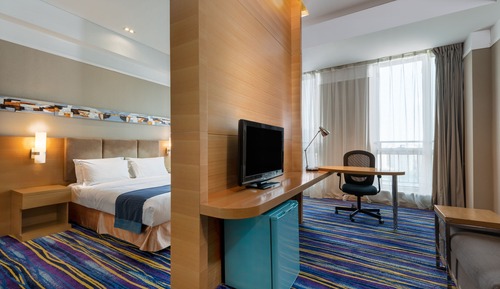 Habitación, 1 cama de matrimonio grande, accesible para personas con discapacidad