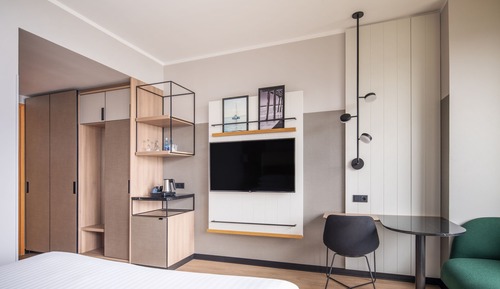 Habitación estándar, 1 cama de matrimonio grande, no fumadores, vistas al mar (Balcony)