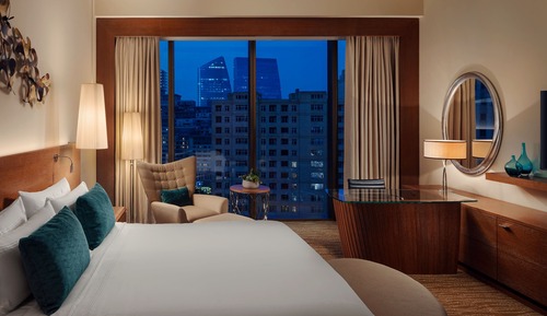 Habitación Deluxe, 1 cama de matrimonio grande, no fumadores, vistas a la ciudad