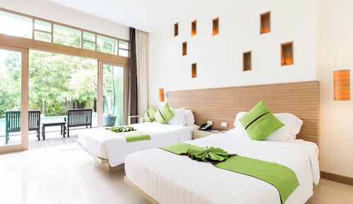 Habitación Deluxe, 2 camas individuales, acceso a la piscina