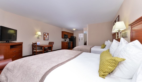 Suite estudio, 2 camas de matrimonio