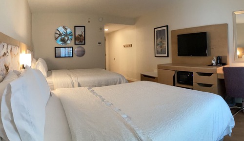 Habitación, 2 camas de matrimonio, no fumadores