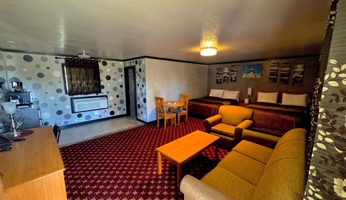 Habitación Deluxe, 2 camas de matrimonio, no fumadores, frigorífico y microondas
