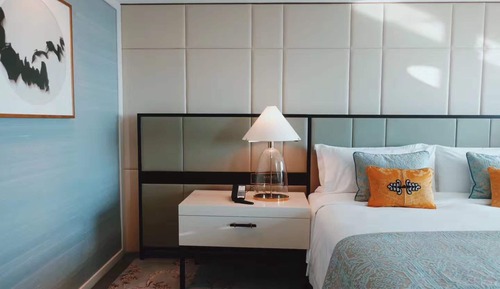 Habitación superior, 1 cama de matrimonio grande, no fumadores, vistas a la ciudad