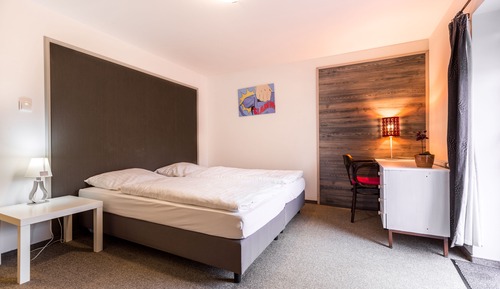 Habitación Deluxe con 2 camas individuales, 1 habitación, balcón, vistas al jardín
