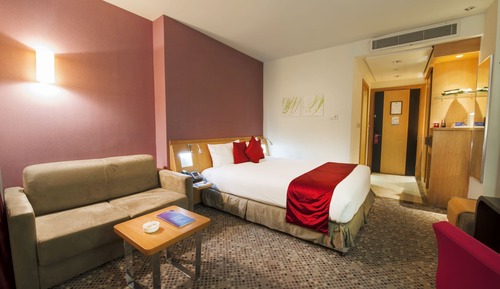 Habitación doble superior, 1 cama doble con sofá cama