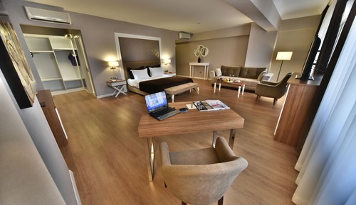 Suite ejecutiva, 1 habitación, bañera de hidromasaje, vistas al lago