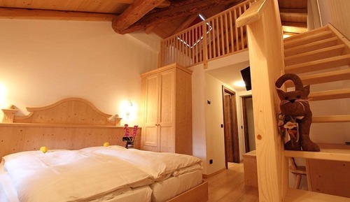 Habitación cuádruple, vistas a la montaña