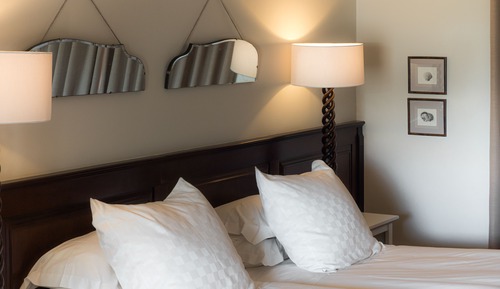 Habitación estándar con 2 camas individuales, vistas al jardín