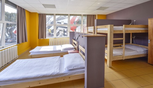 Dormitorio compartido, dormitorio mixto, baño privado (6 Bedded)