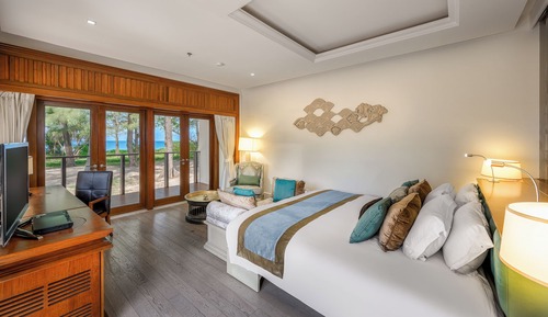 Suite estándar, 1 cama de matrimonio grande, piscina privada (Villa One Bedroom Private Pool Beachf)