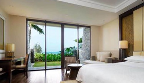Habitación, 1 cama de matrimonio grande, balcón, vistas al jardín