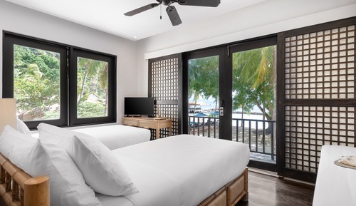 Habitación, junto a la playa