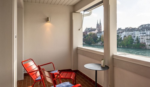 Suite estudio junior, balcón, vistas al río