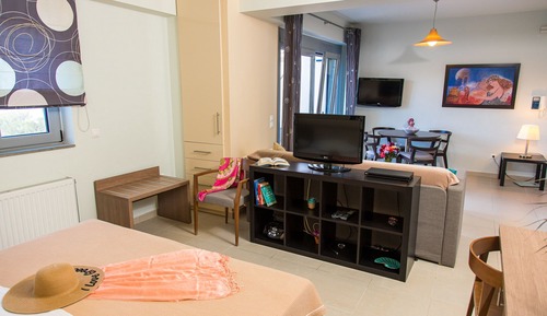 Suite estudio Premium, acceso a la piscina, vistas al mar (S5)