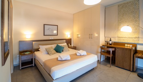 Suite de luna de miel, 1 habitación, bañera de hidromasaje, vistas al mar (Pasithea)