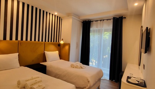 Habitación con 1 cama doble o 2 individuales, vistas al mar