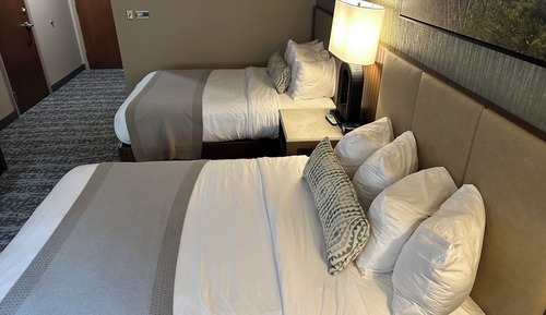 Habitación, 2 camas de matrimonio, accesible para personas con discapacidad