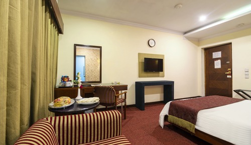 Habitación Deluxe doble, 1 cama de matrimonio grande, baño privado