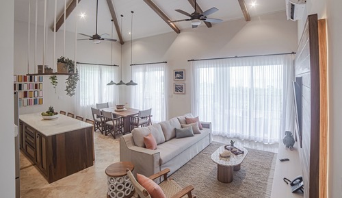 Villa familiar, 3 habitaciones, vistas al jardín