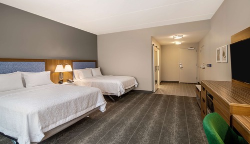 Habitación, 2 camas de matrimonio, accesible para personas con discapacidad, no fumadores