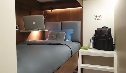 YAWN Bunk Bed Cabin - 8 Hour Night Stay from 23:00-07:00 hrs (11pm-7am)