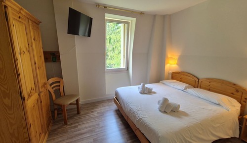 Habitación con 1 cama doble o 2 individuales