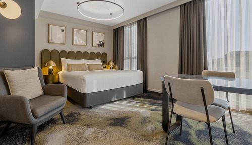 Estudio, 1 cama de matrimonio